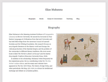 Tablet Screenshot of eliasmuhanna.com